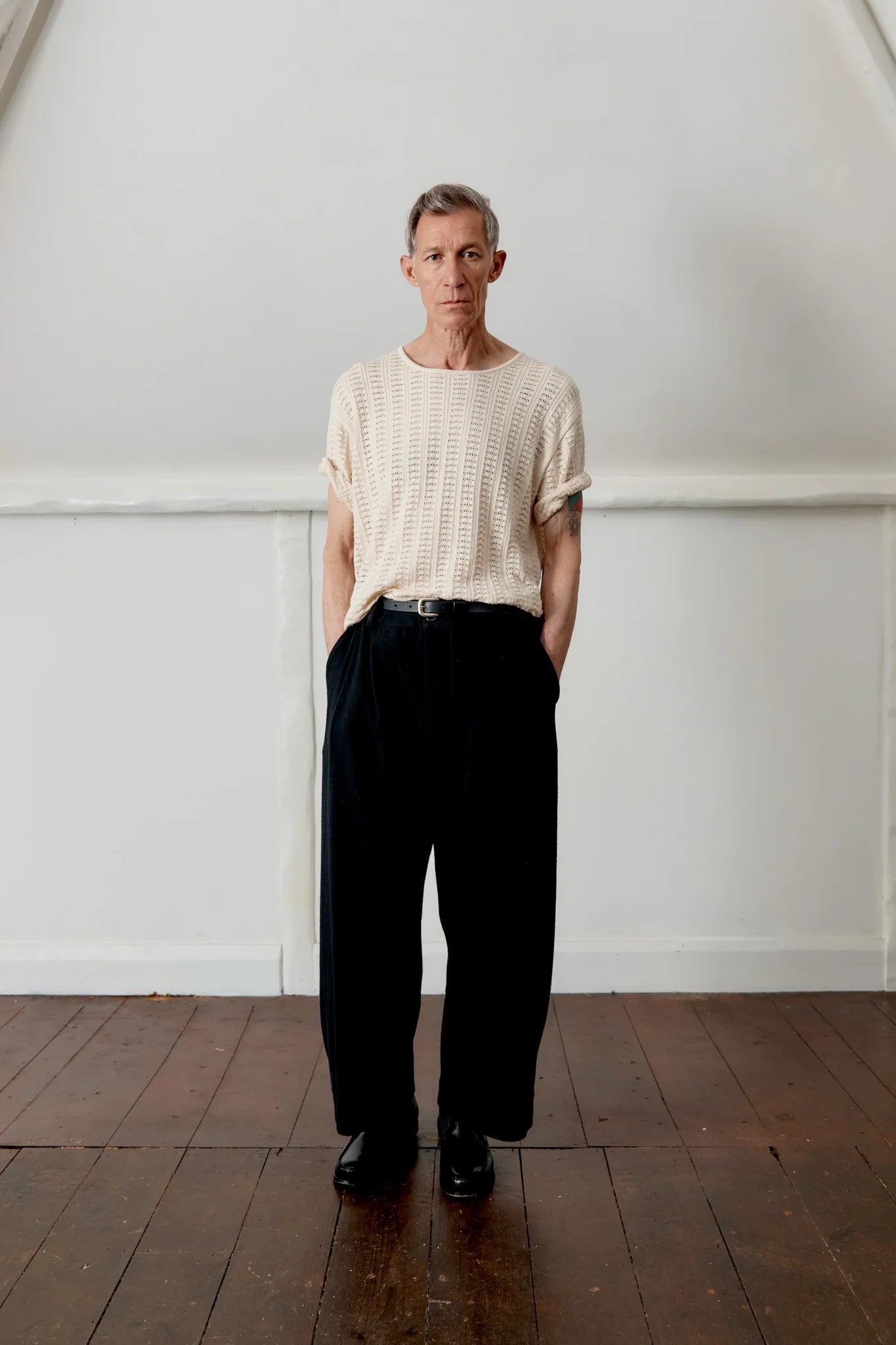 Cawley Japanese Stitch Cotton Robby Trouser