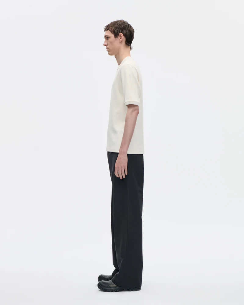 Gym Tee Cotton Rib 021 Chalk