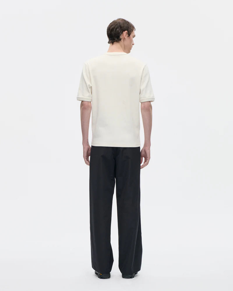 Gym Tee Cotton Rib 021 Chalk