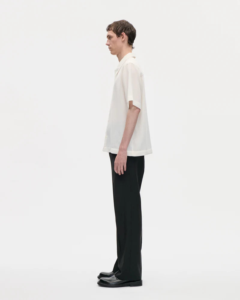 Wander Shirt Shimmer Wool 021 Chalk