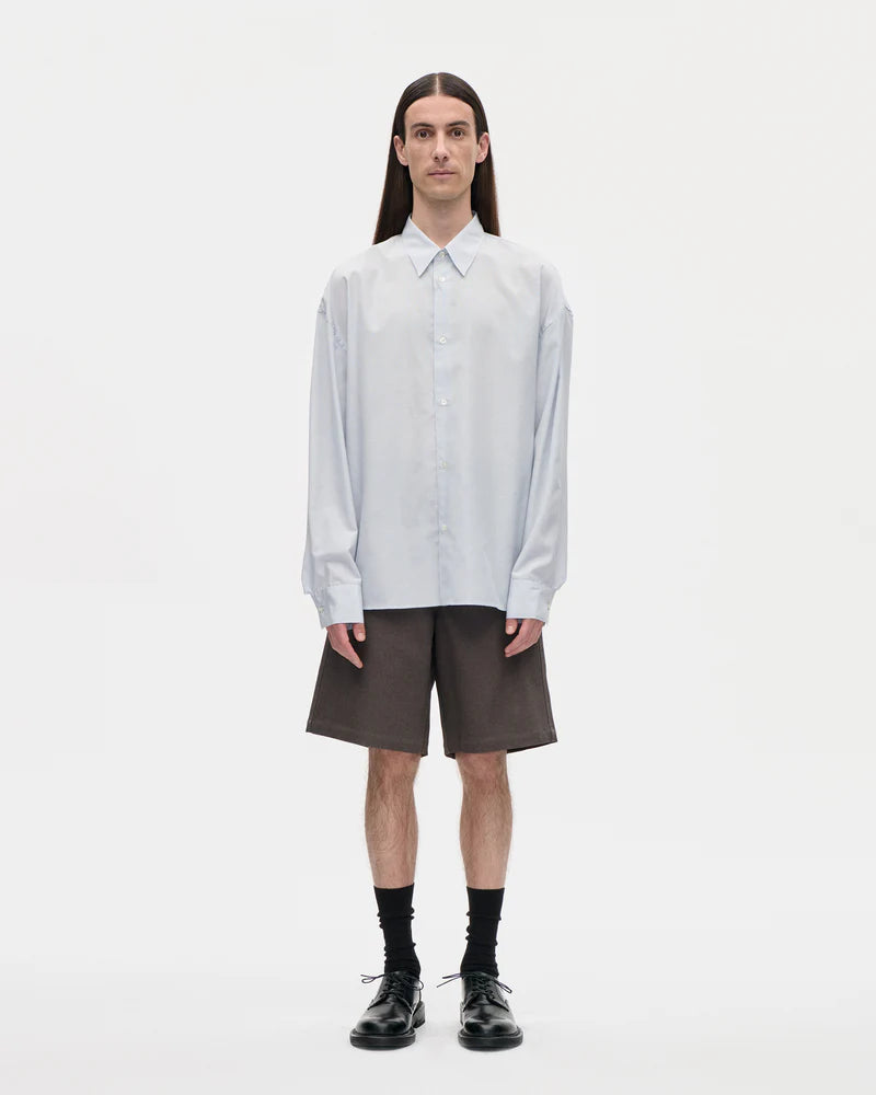 Front Shorts Wool Canvas 067 Rock
