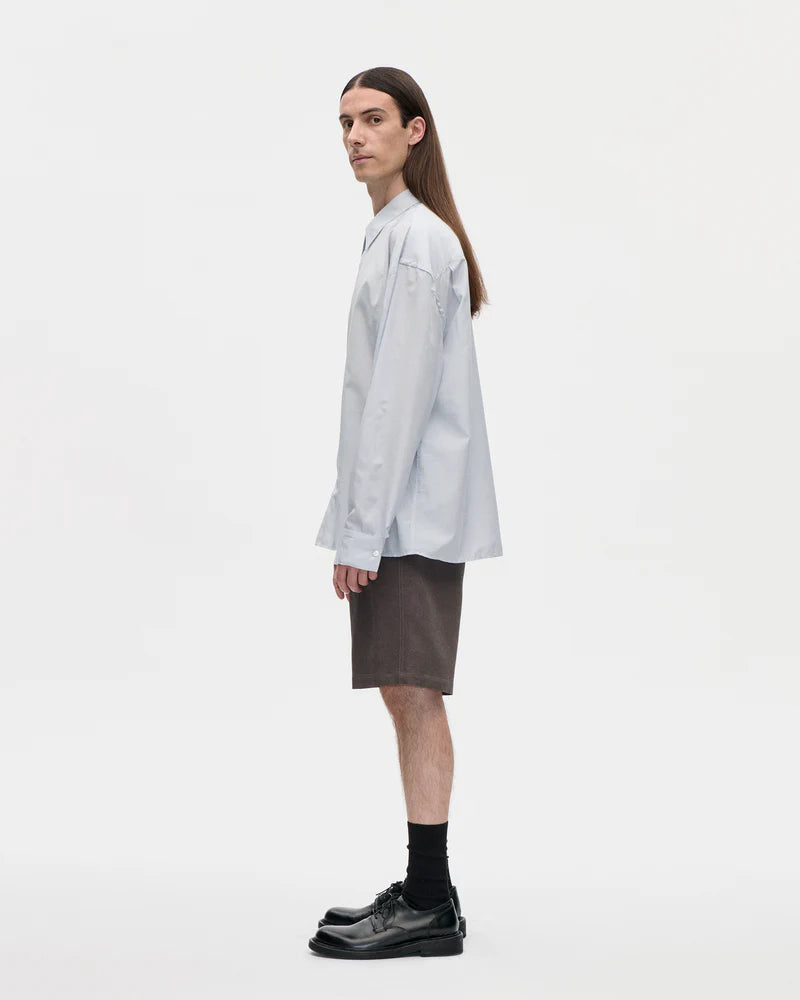 Front Shorts Wool Canvas 067 Rock