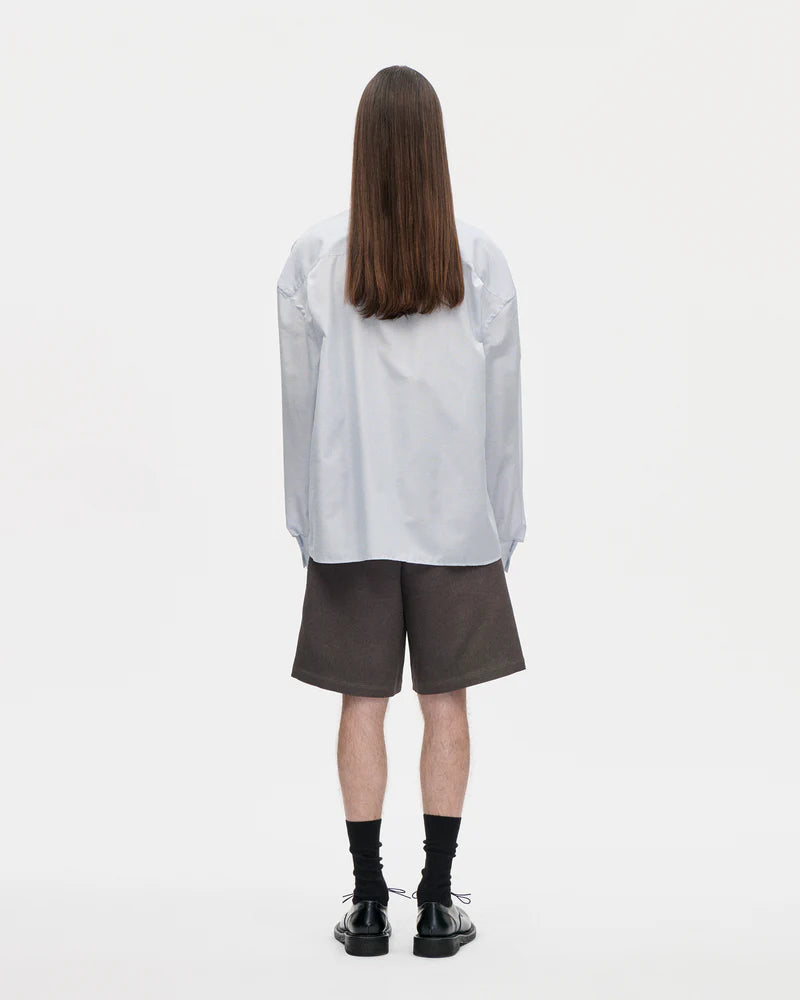 Front Shorts Wool Canvas 067 Rock