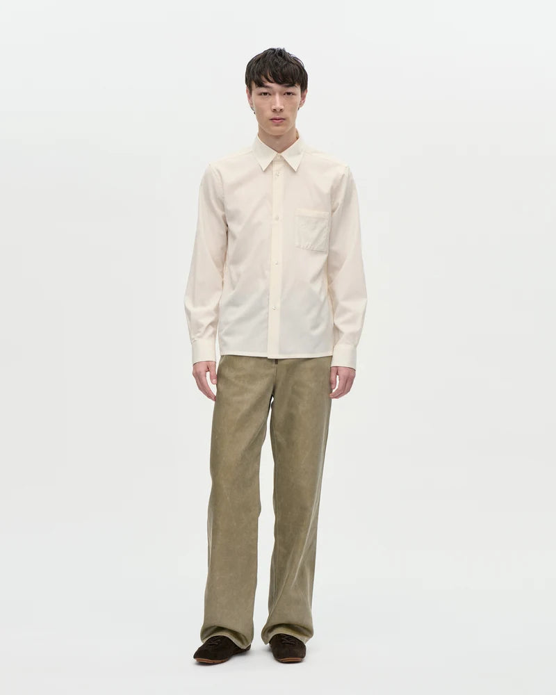 Dinner Shirt Super 100 021 Chalk