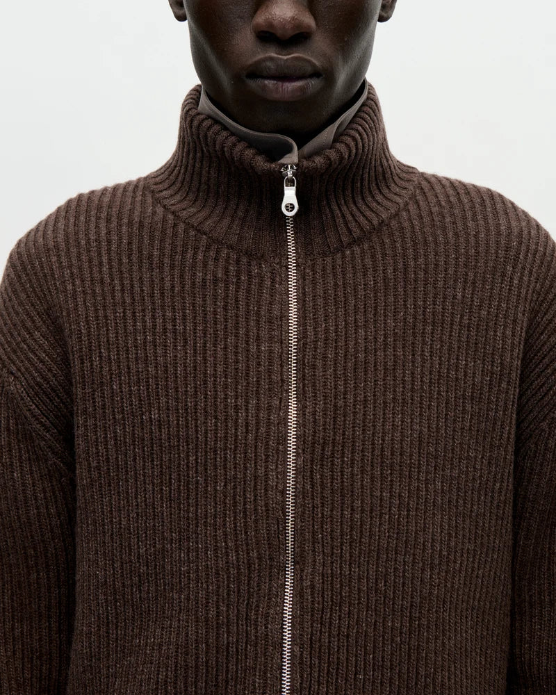 Shrunk Full Zip Drained 069 Bistre