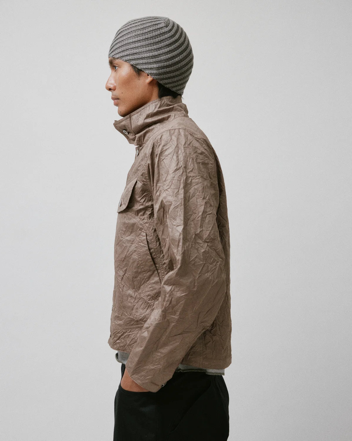 Wrinkle Welder Button Jacket Copper