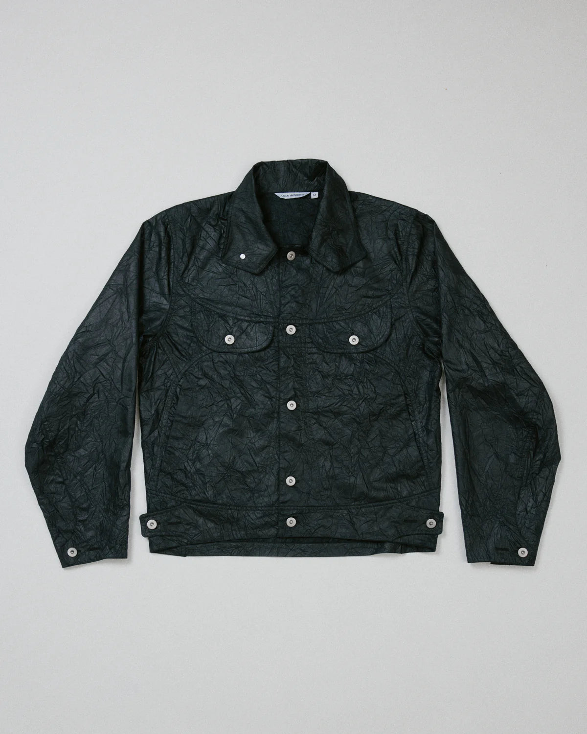 Wrinkle Welder Button Jacket Black
