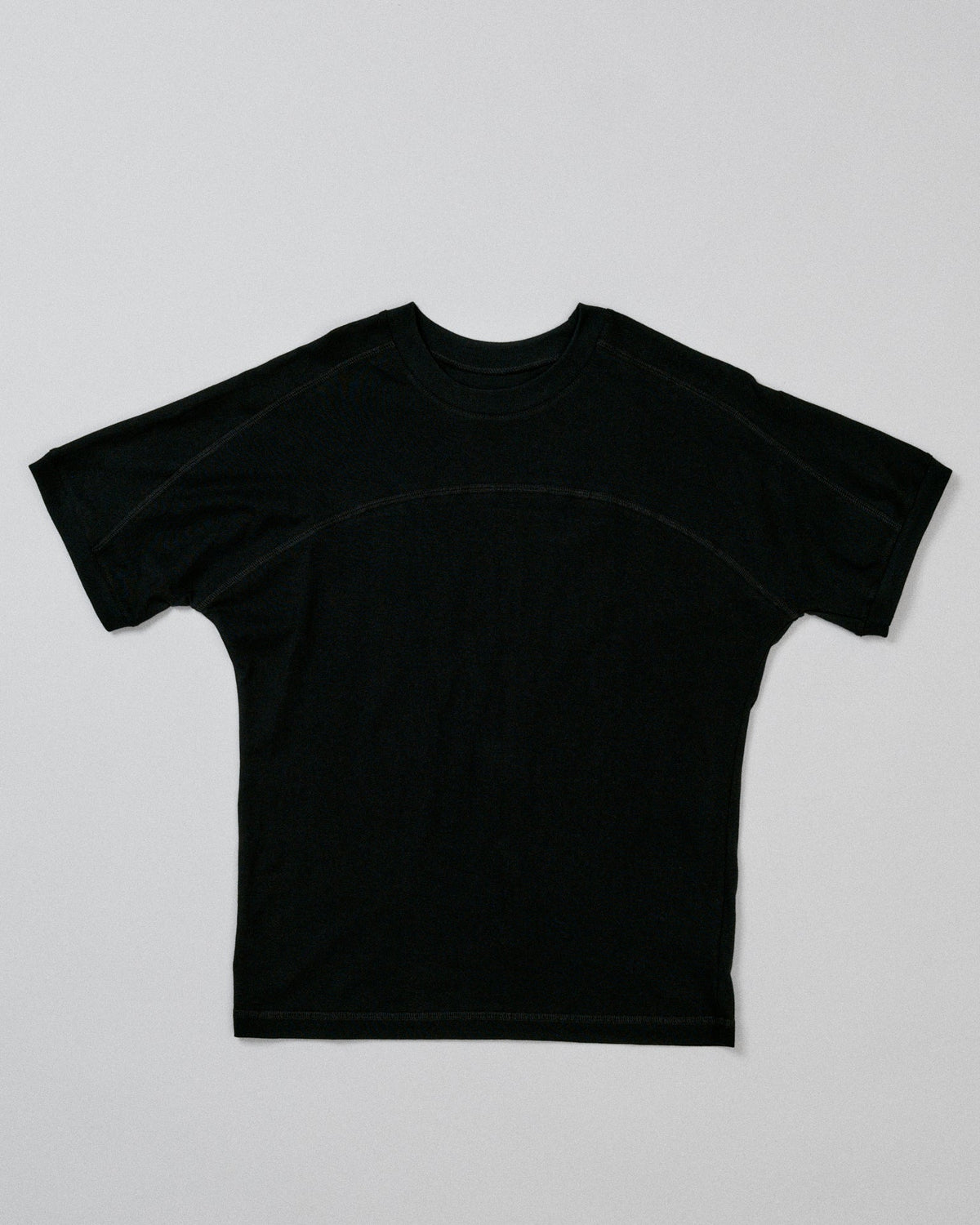 Stripe Ringer Tee Black