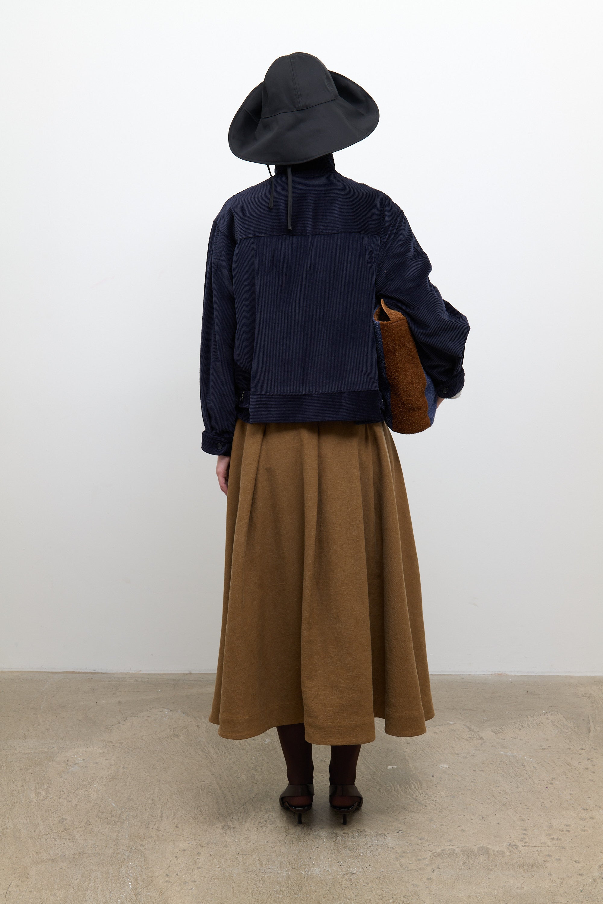 Japanese 8-Wale Cotton Cord Arden Jacket Dark Navy