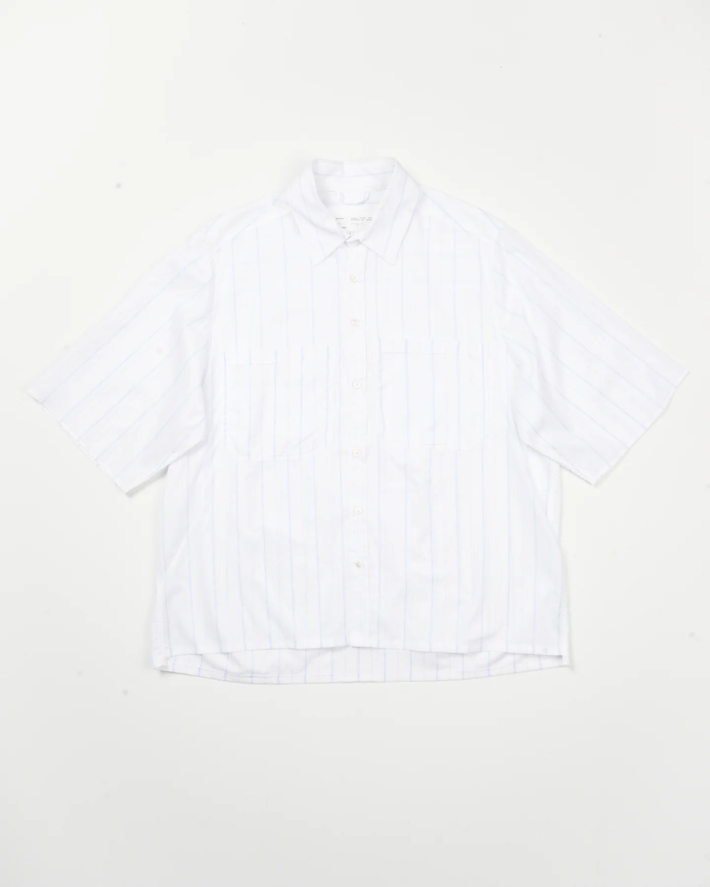 BOXY SHIRT light shirting - white/blue stripe