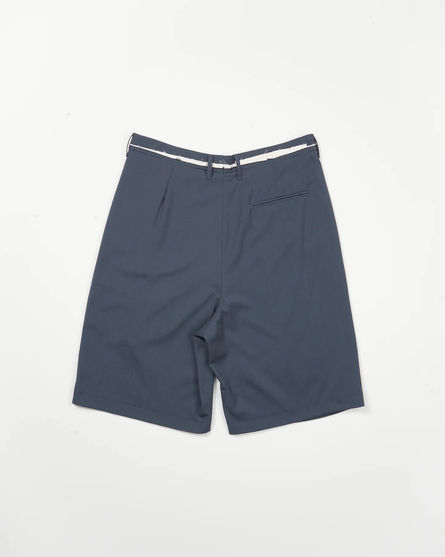 SLIM SUIT SHORTS tropical wool - petrol