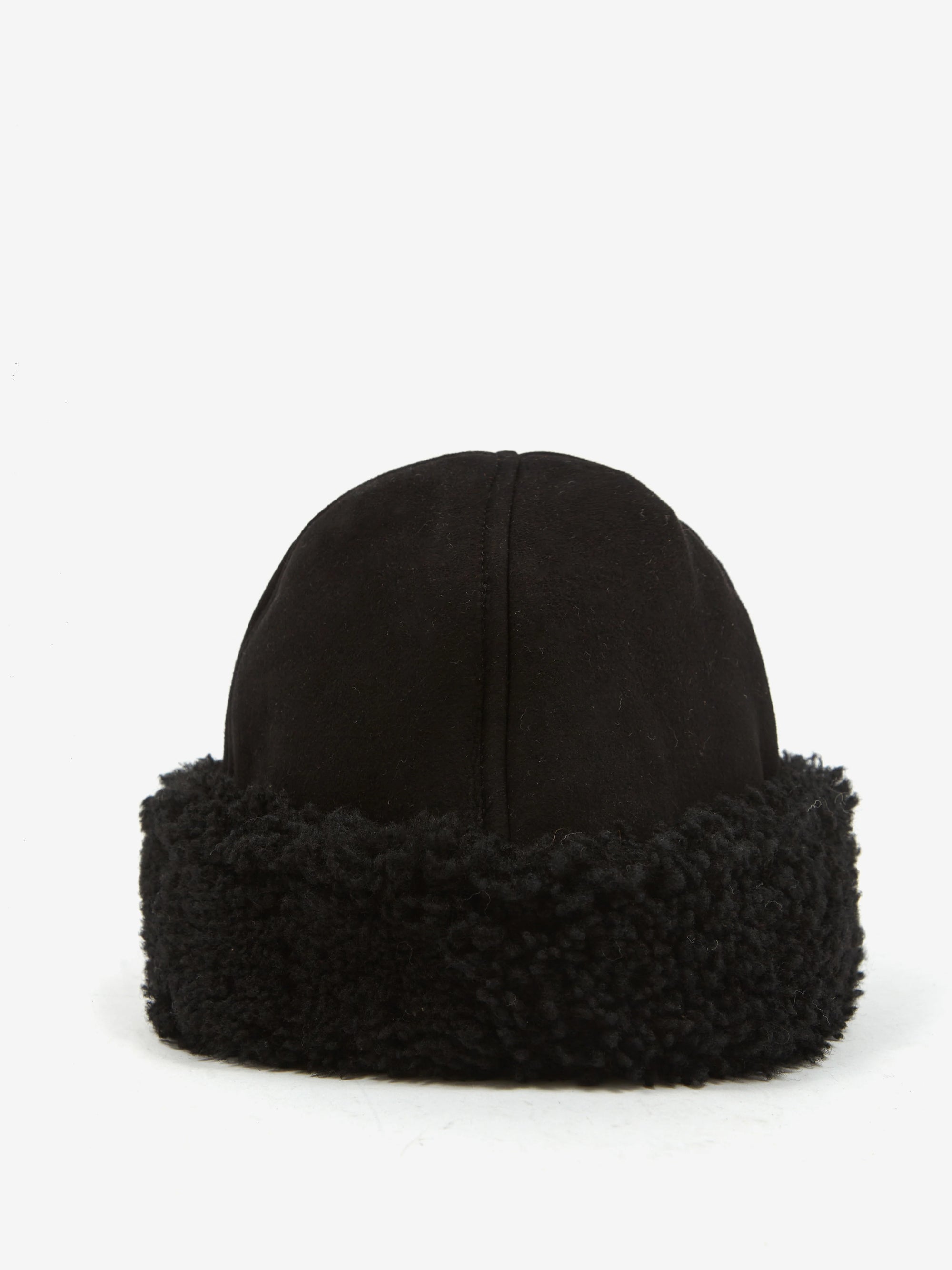 Cawley Suede Curly Sheepskin Hat