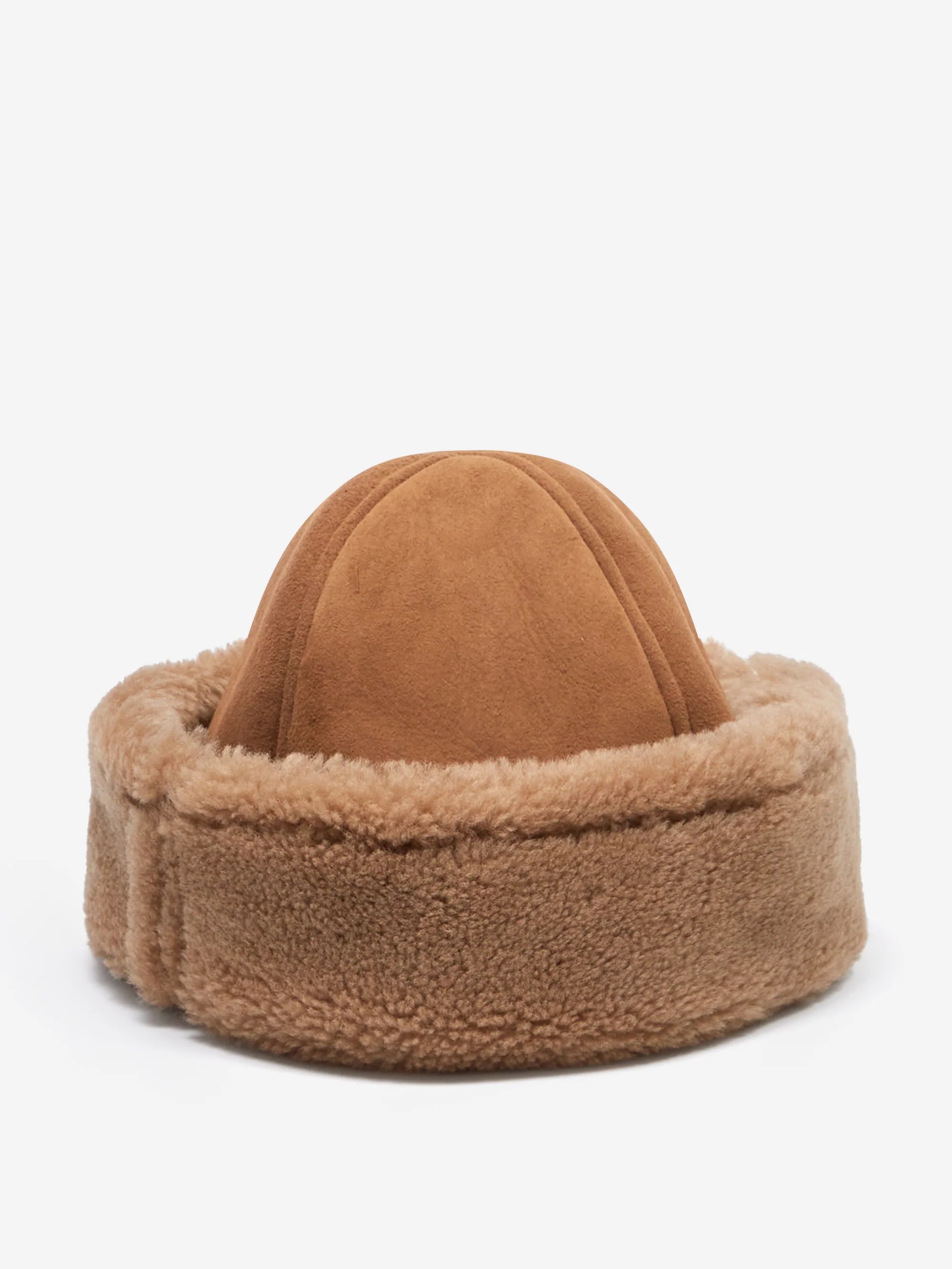 Cawley Suede Curly Sheepskin Hat