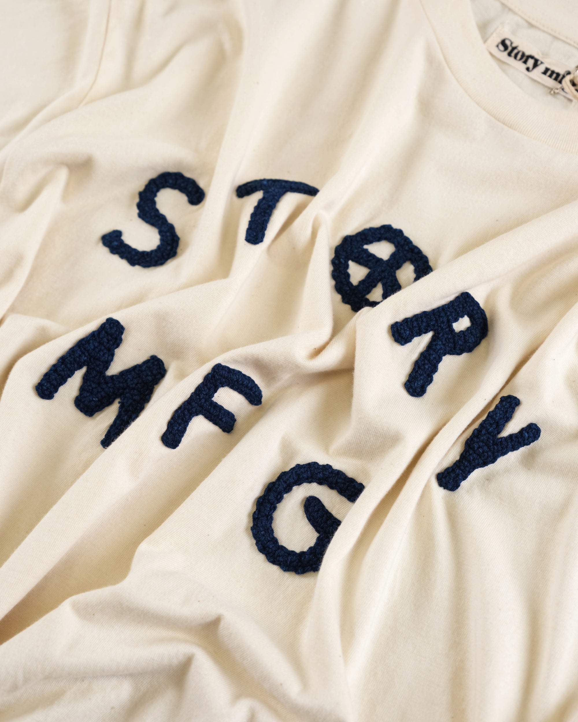 Story mfg. Grateful Tee SS Crochet Peace
