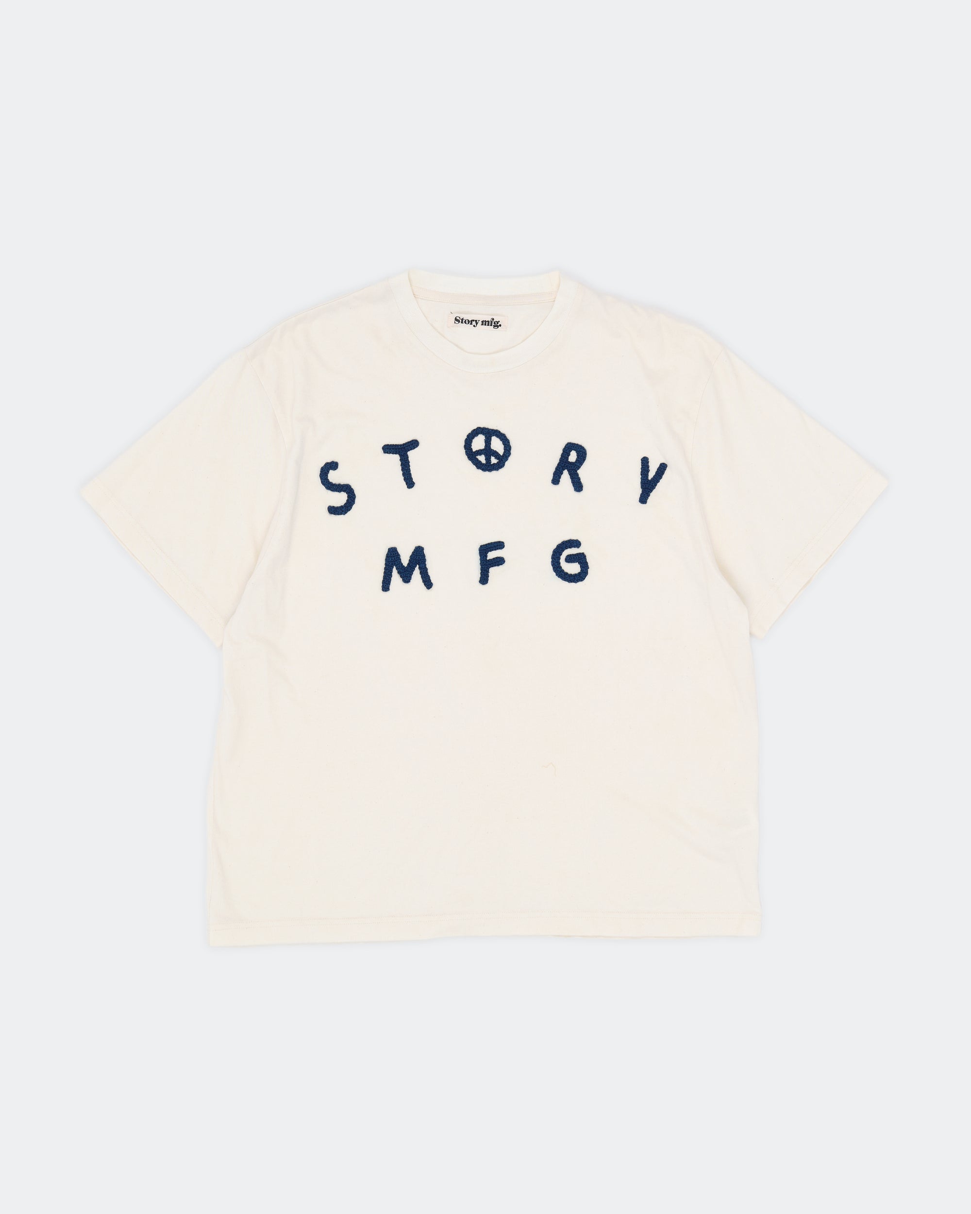Story mfg. Grateful Tee SS Crochet Peace