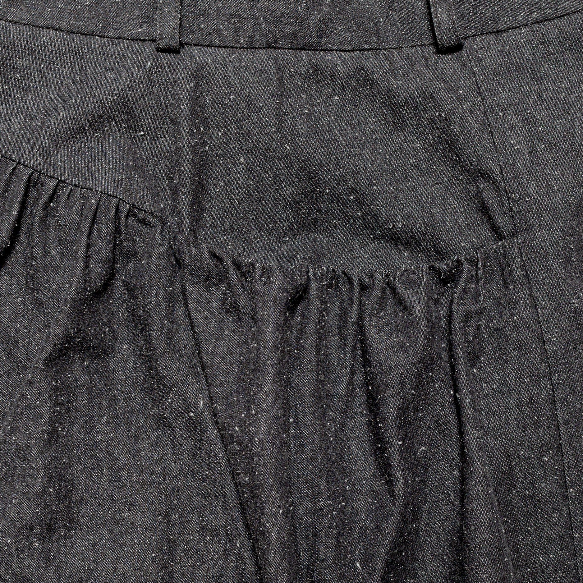 Easy Trouser Cotton Silk Chambray Black