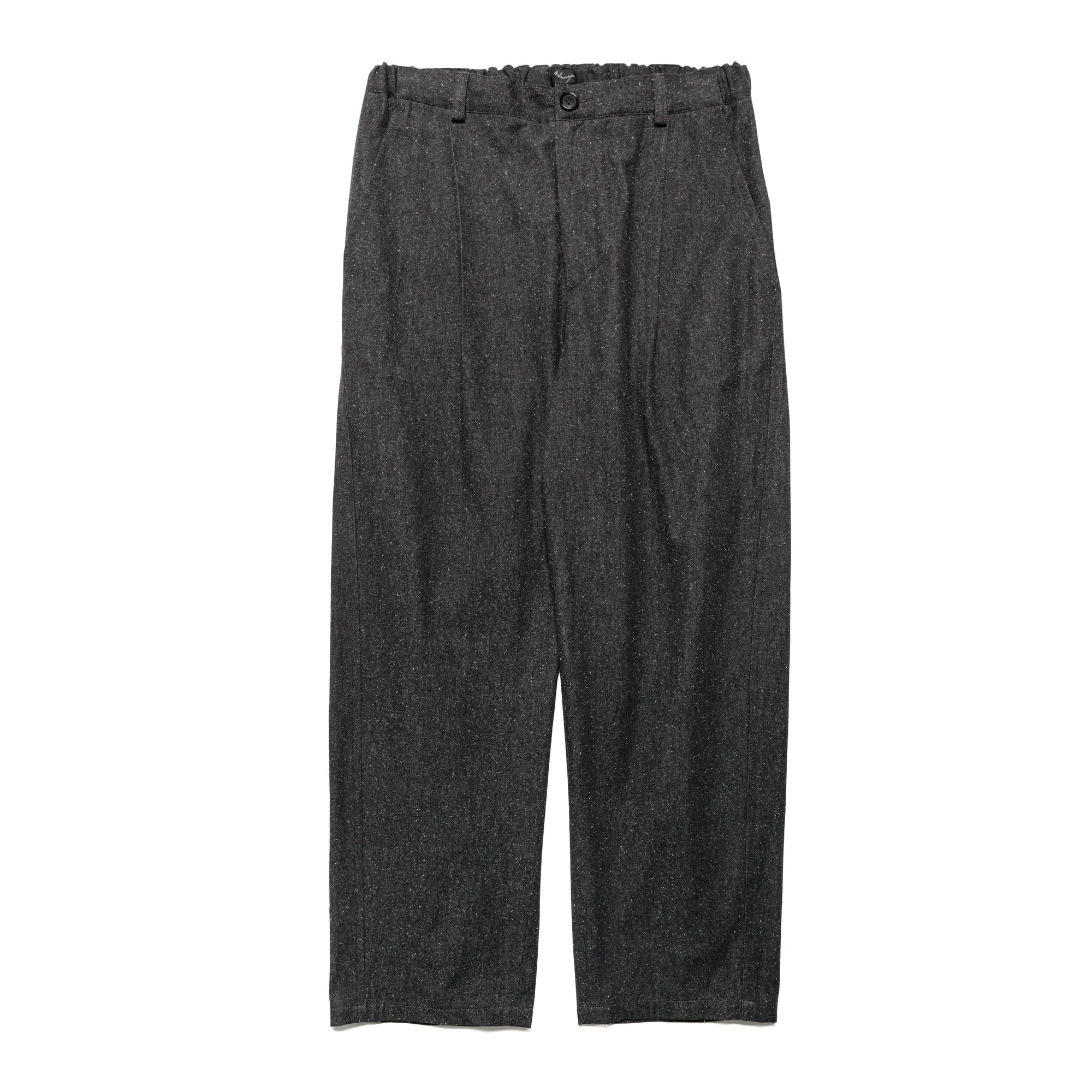Easy Trouser Cotton Silk Chambray Black