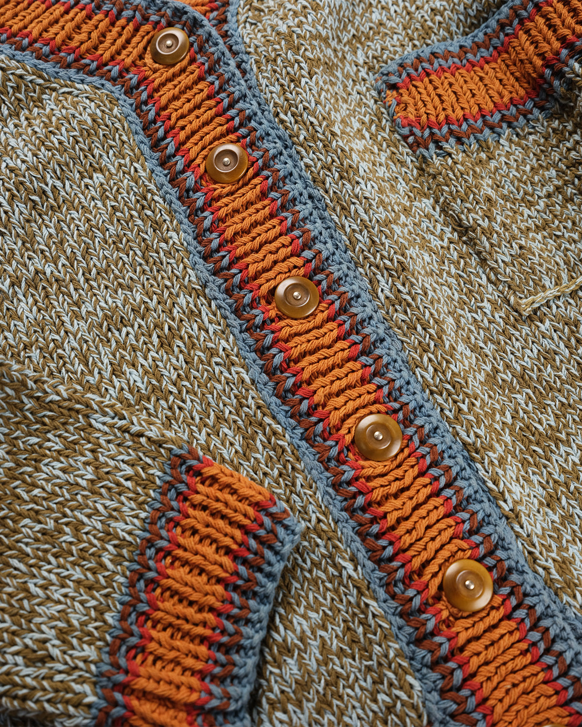 Story mfg. Bulb Cardigan Twisted Green