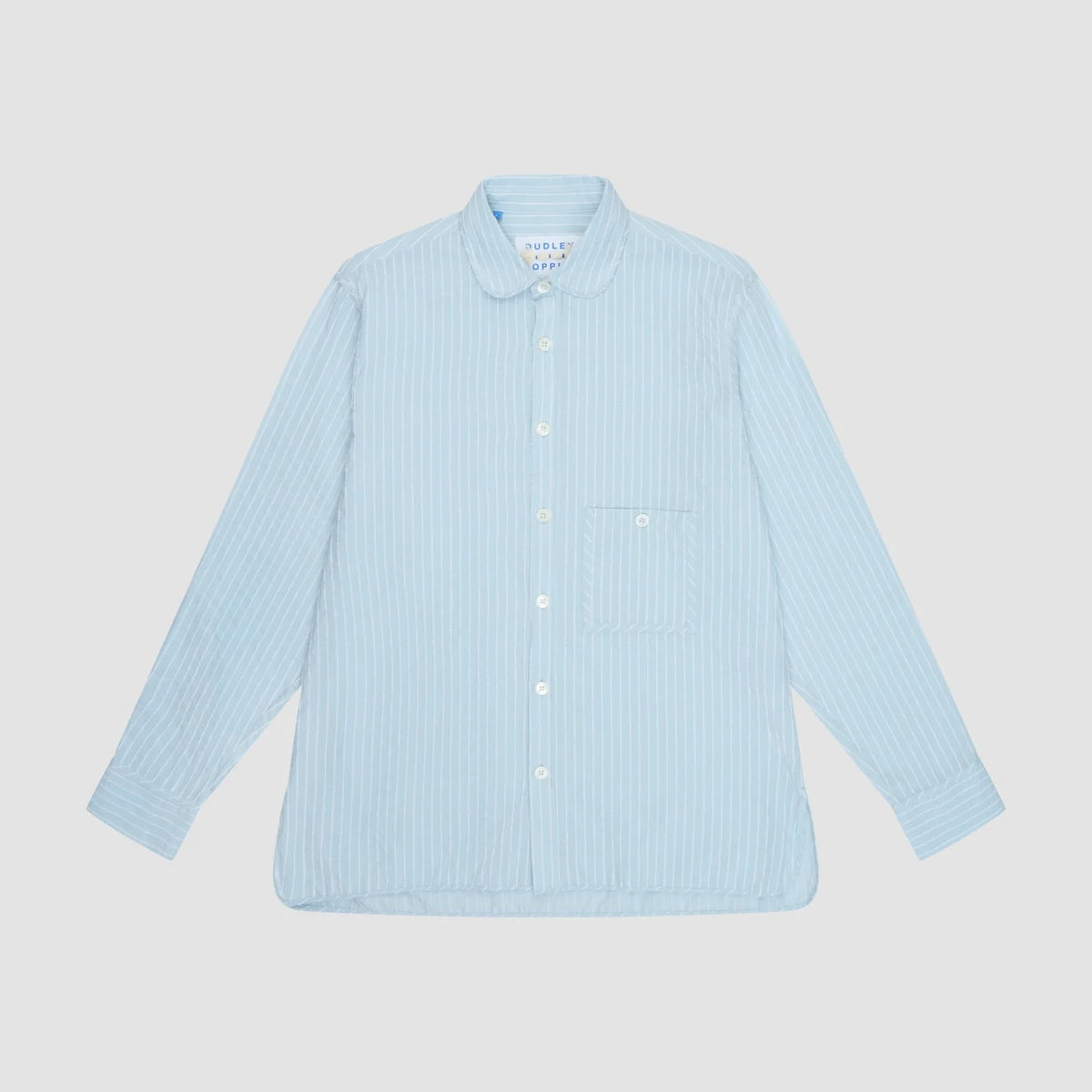 Gardeners Shirt - Boucle Cloud Stripe