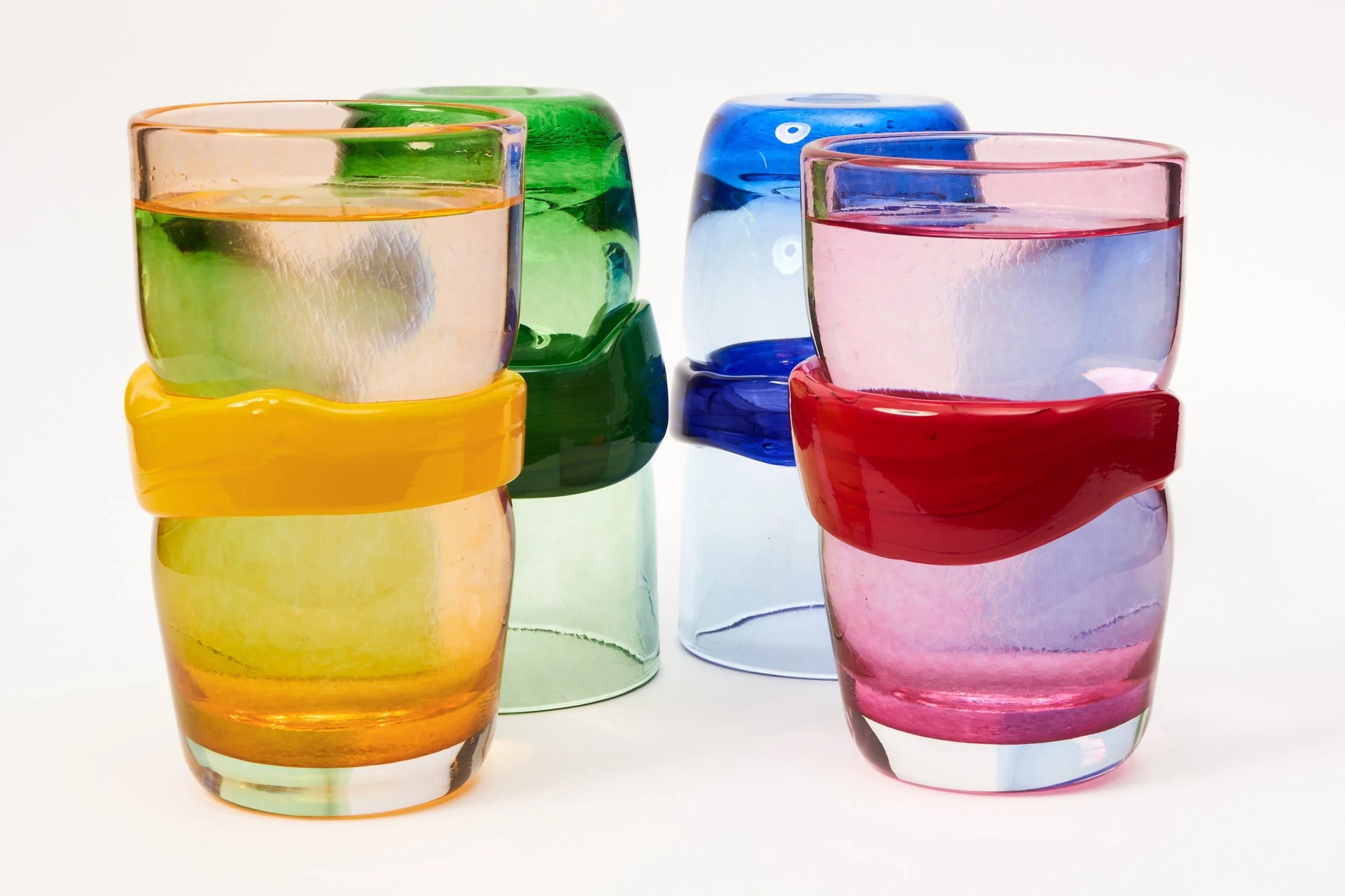 Leo Kaspar Set of Four Tumblers