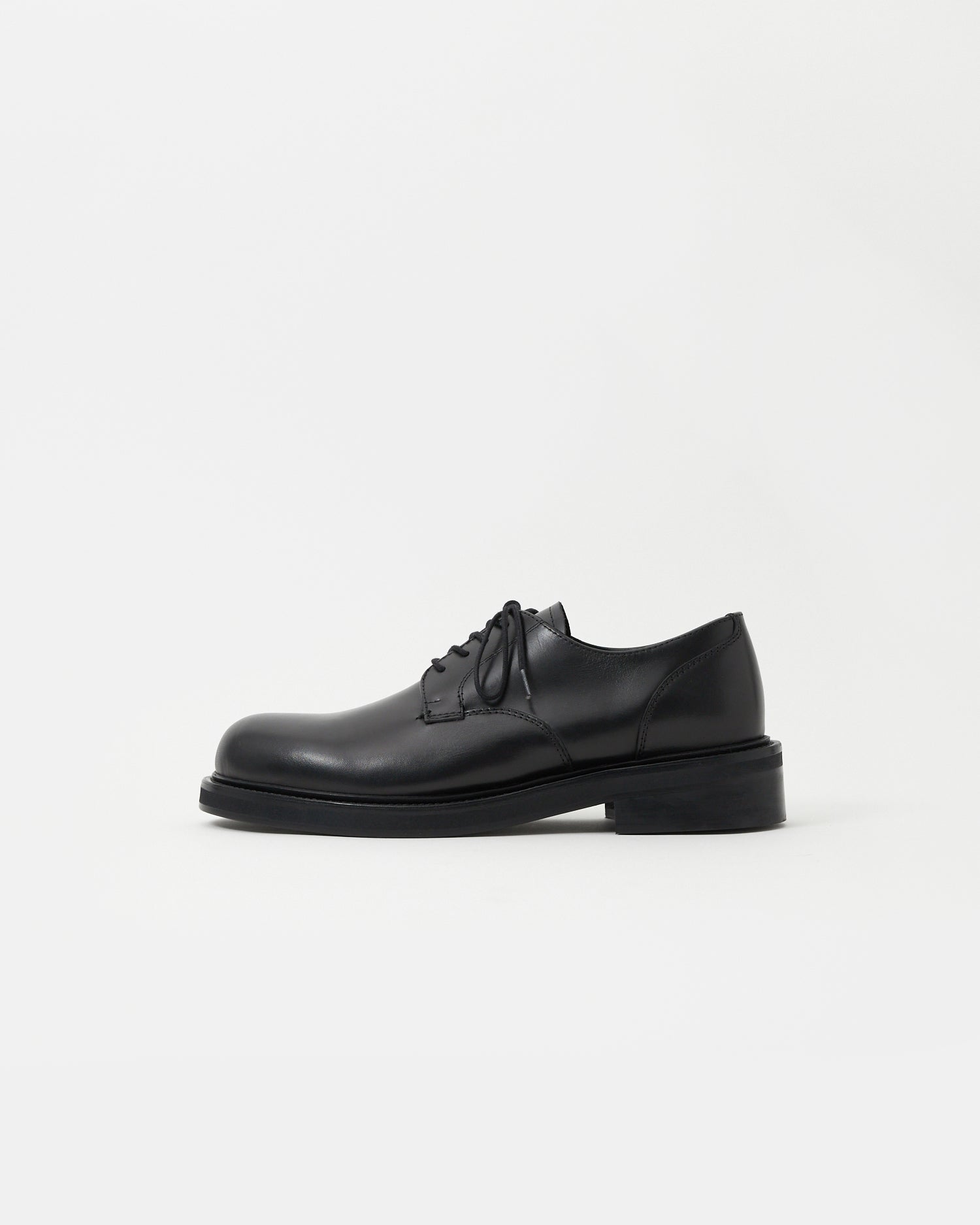 Paracia Mid-Heel Derby Leather