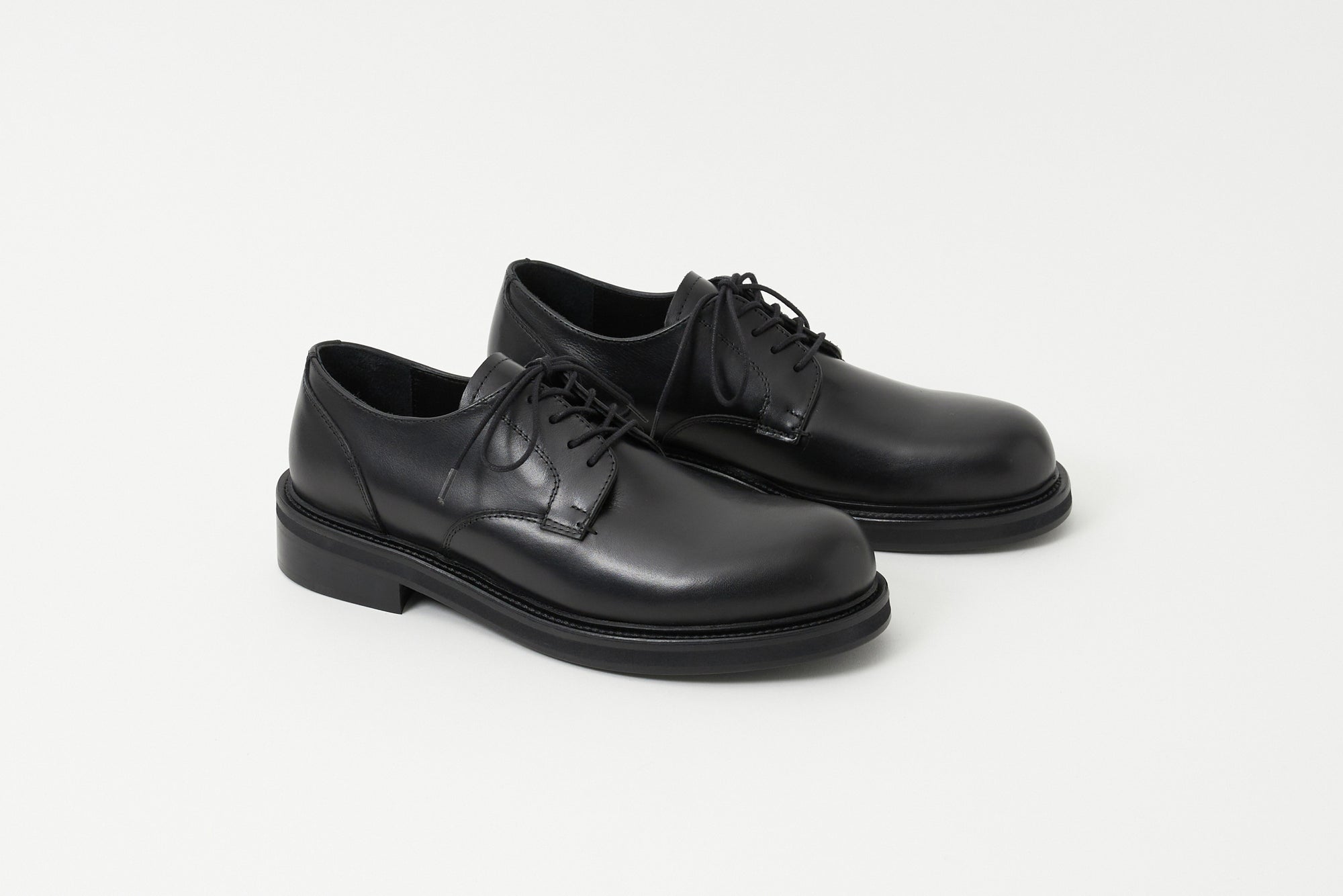 Paracia Mid-Heel Derby Leather