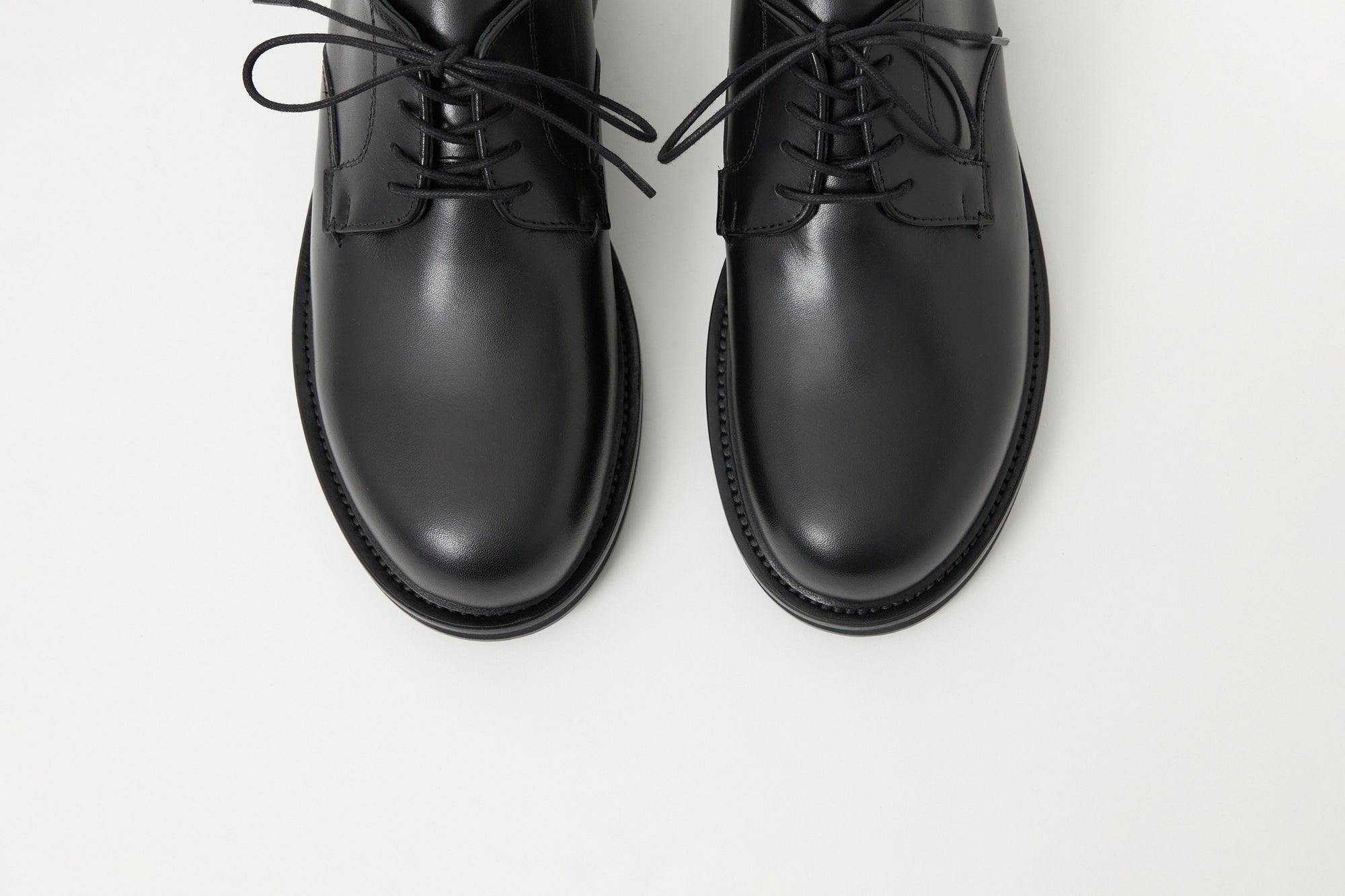 Paracia Mid-Heel Derby Leather