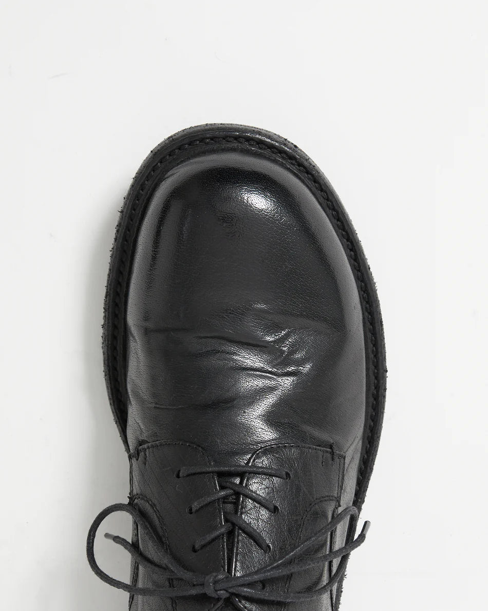 Paracia Mid-Heel Derby Leather