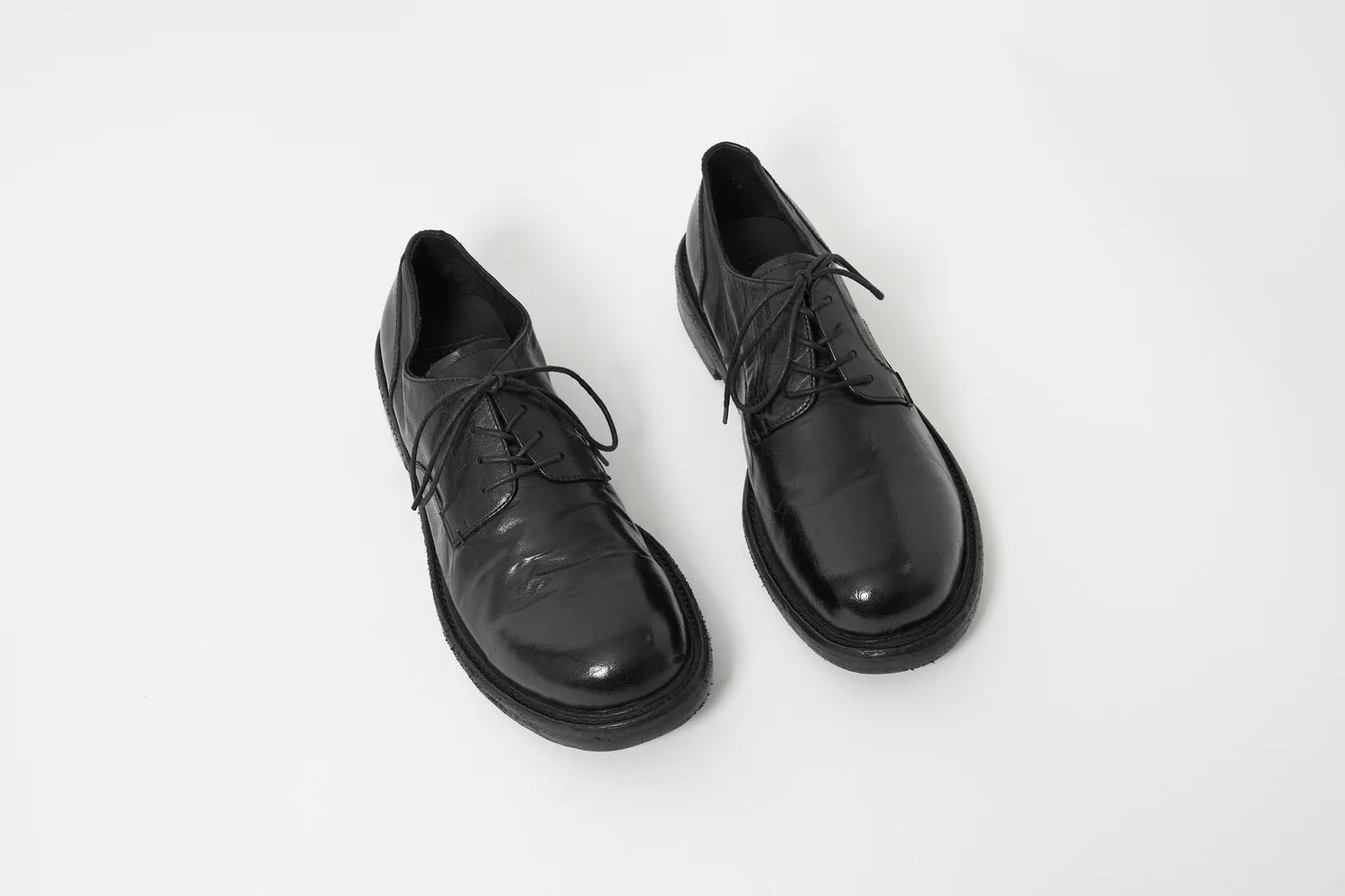 Paracia Mid-Heel Derby Leather