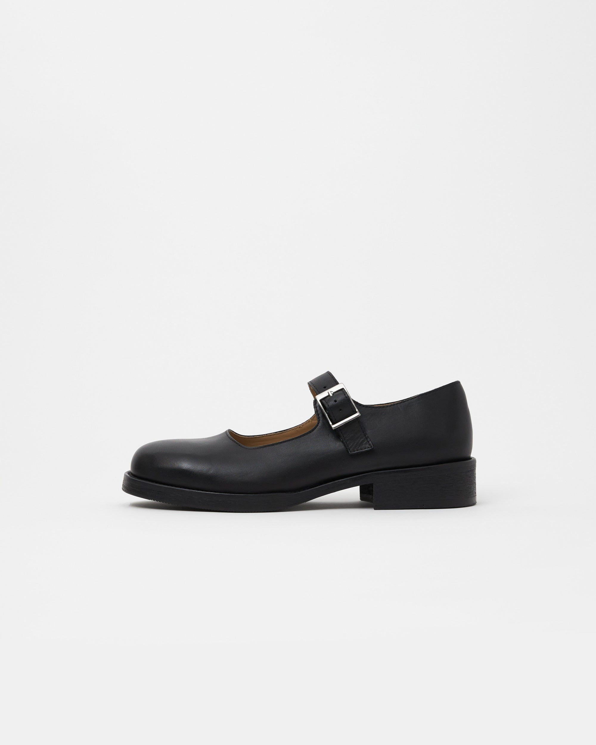 Mary Jane Calfskin Black