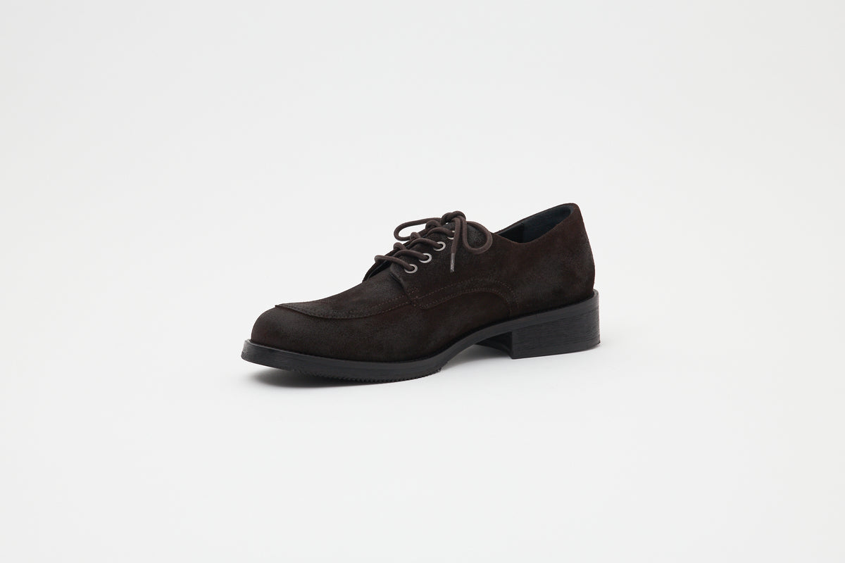 Old Buster Waxed Suede Deep Brown