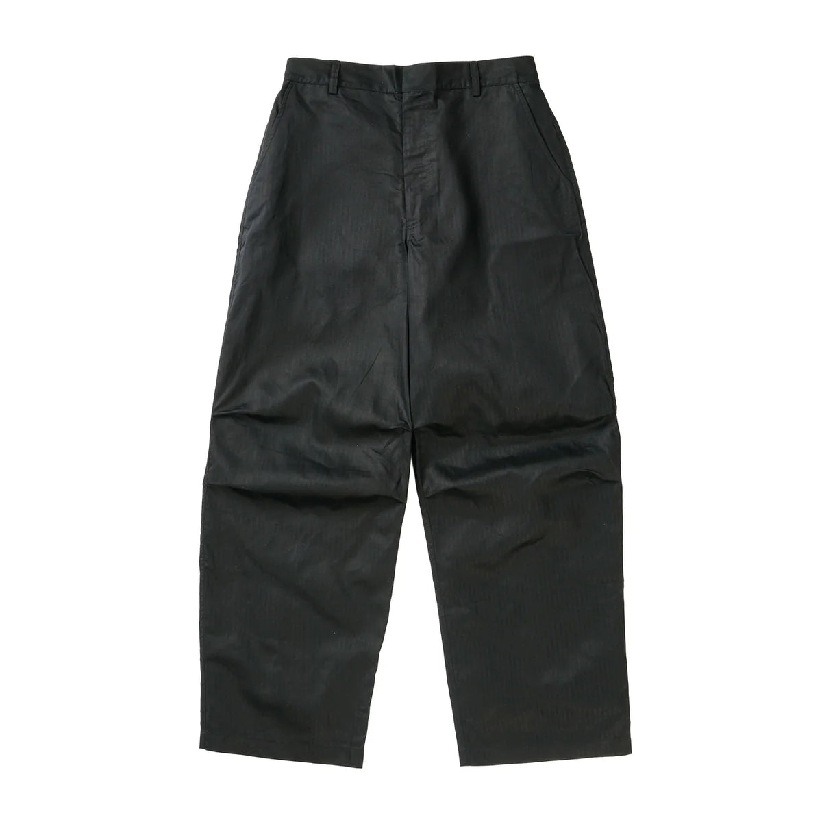Knee Pleats Trouser Black