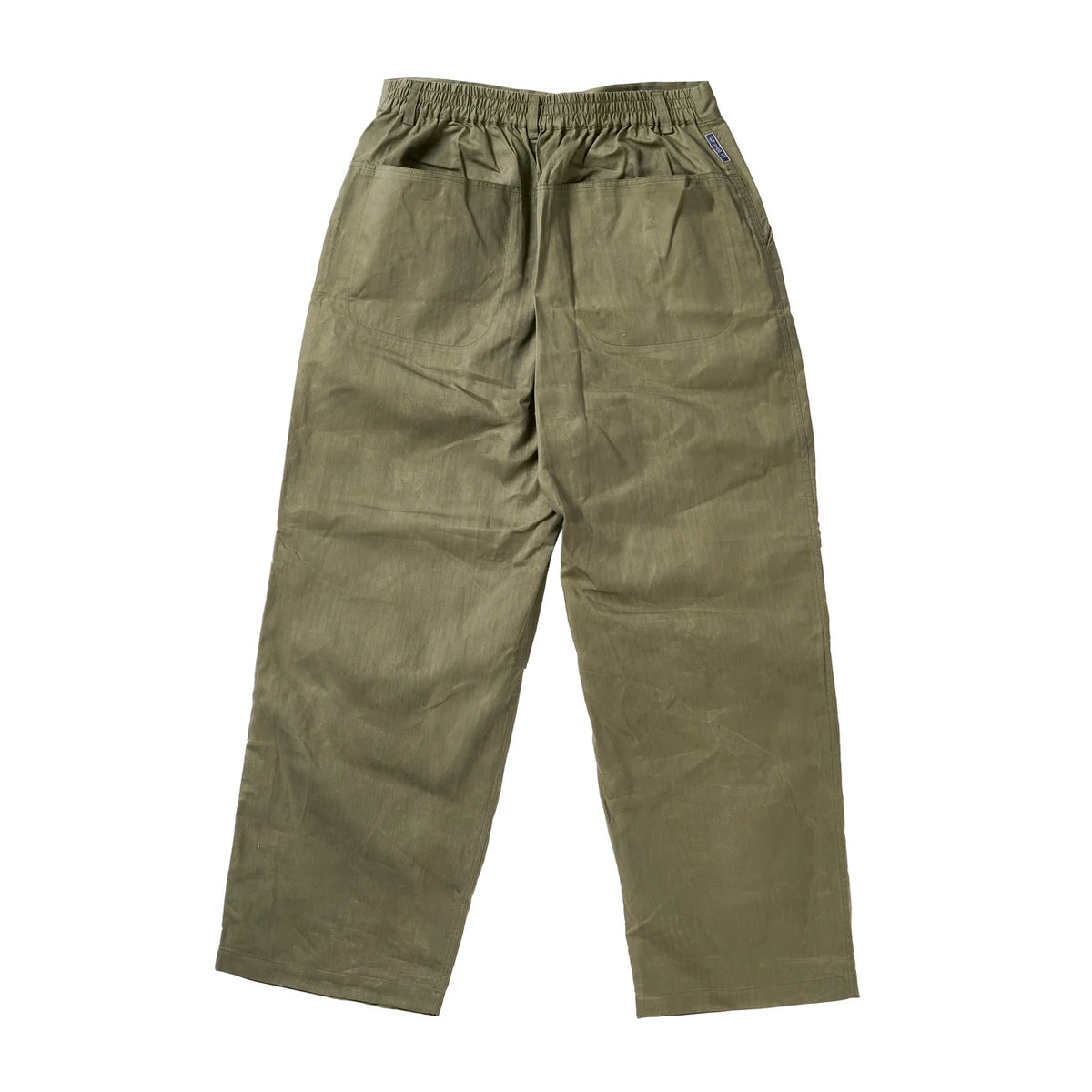 Knee Pleats Trouser Olive