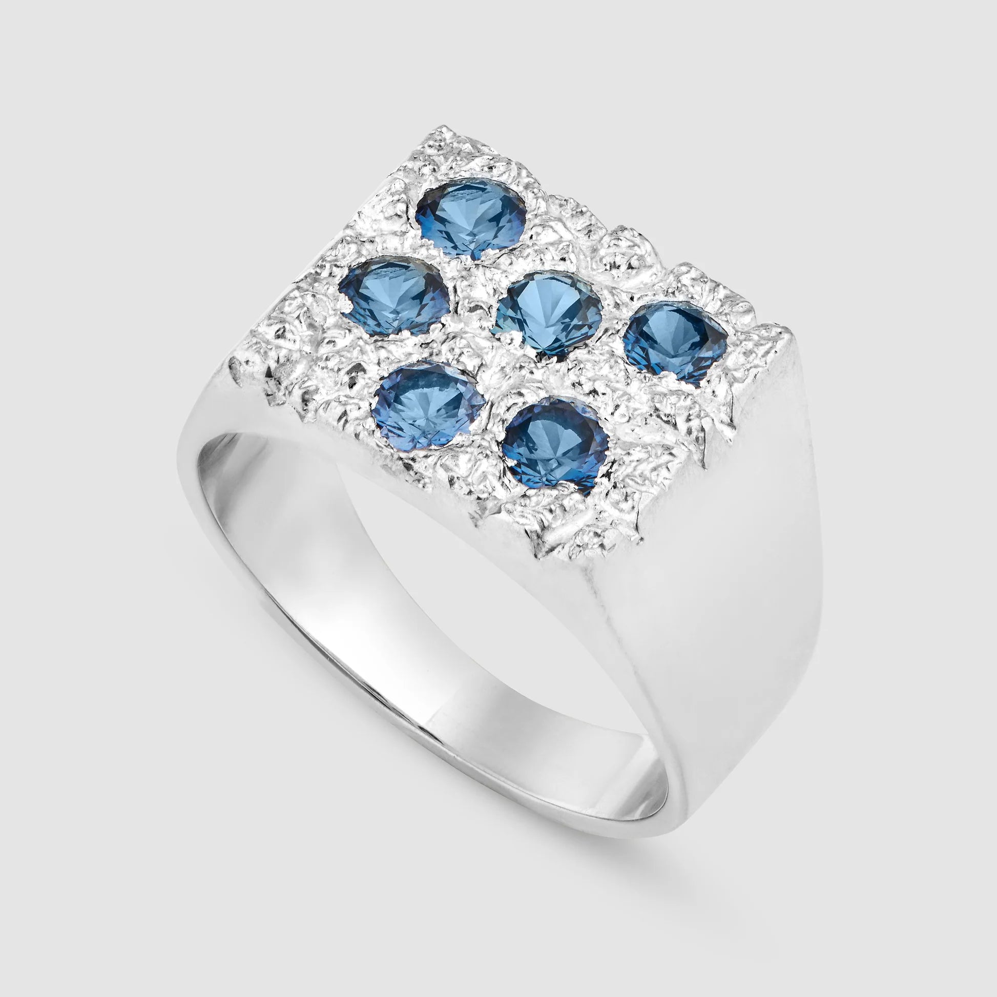 The Rose Garden Blue Silver