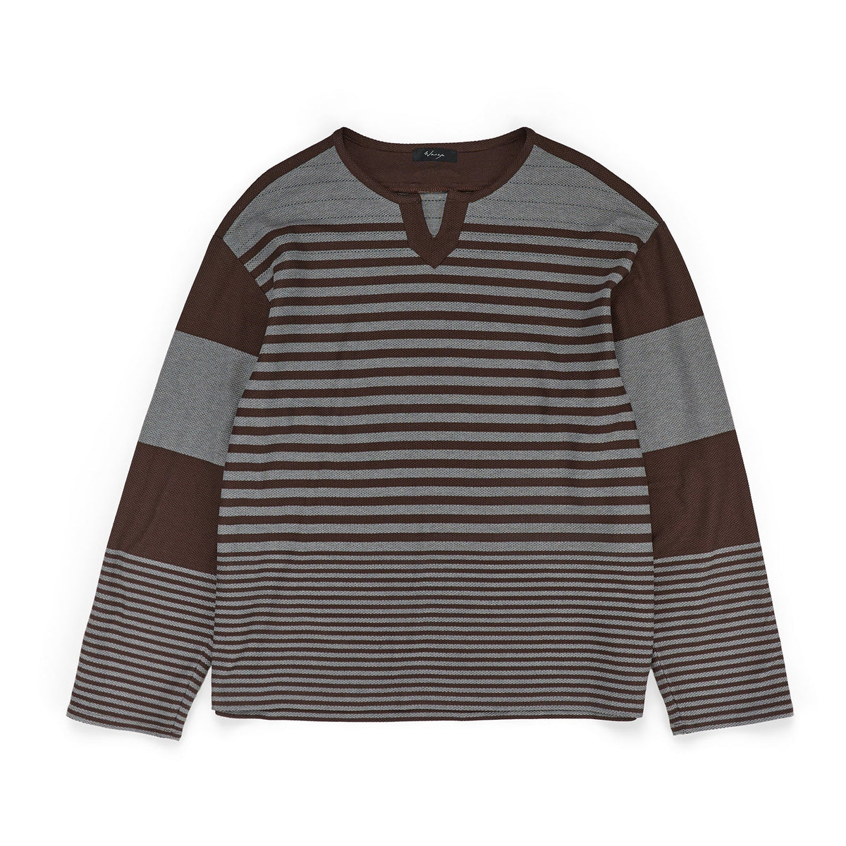 Rugby Long Sleeve Cotton Waffle Stripe